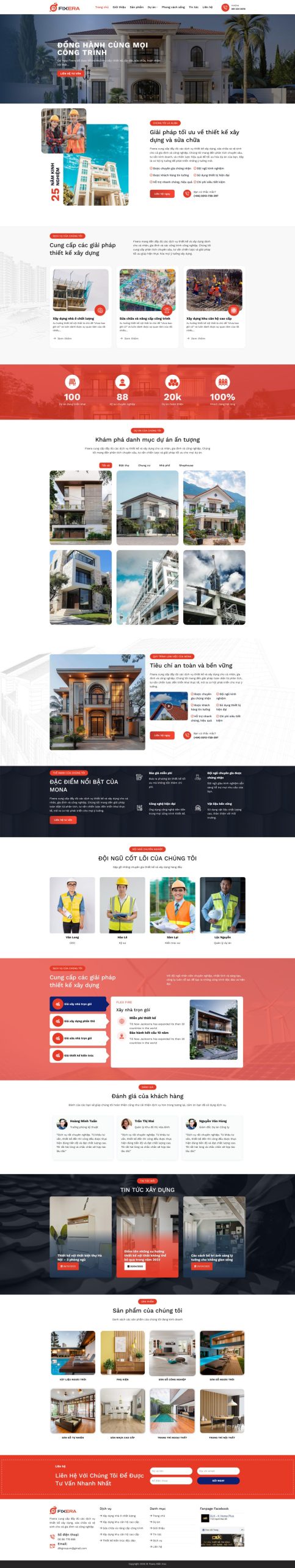 Theme WordPress Kiến Trúc Sang Trọng – Giao Diện Show Dự Án Chuyên Nghiệp