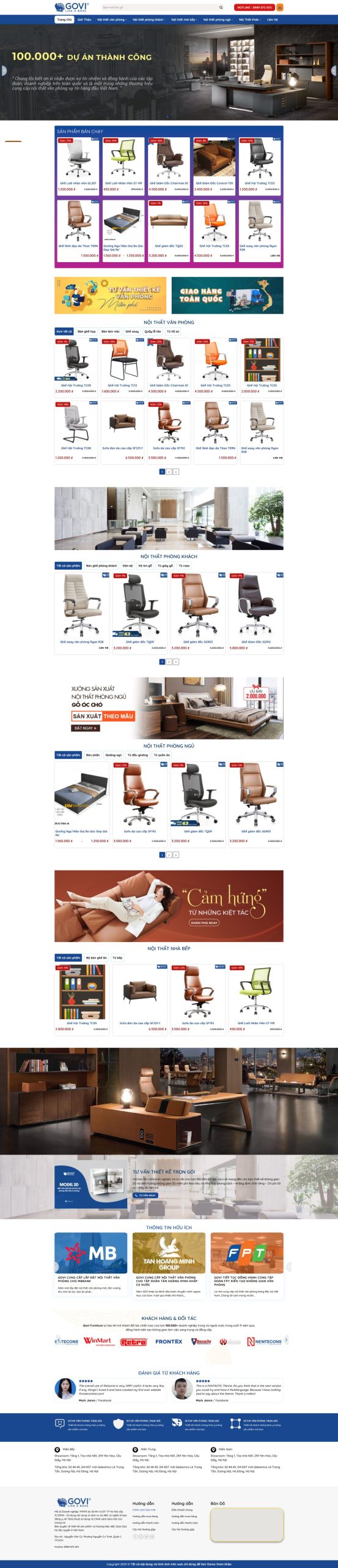 Giao Diện Website Nội Thất Sang Trọng: Tối Ưu SEO, Tăng Đơn Hàng