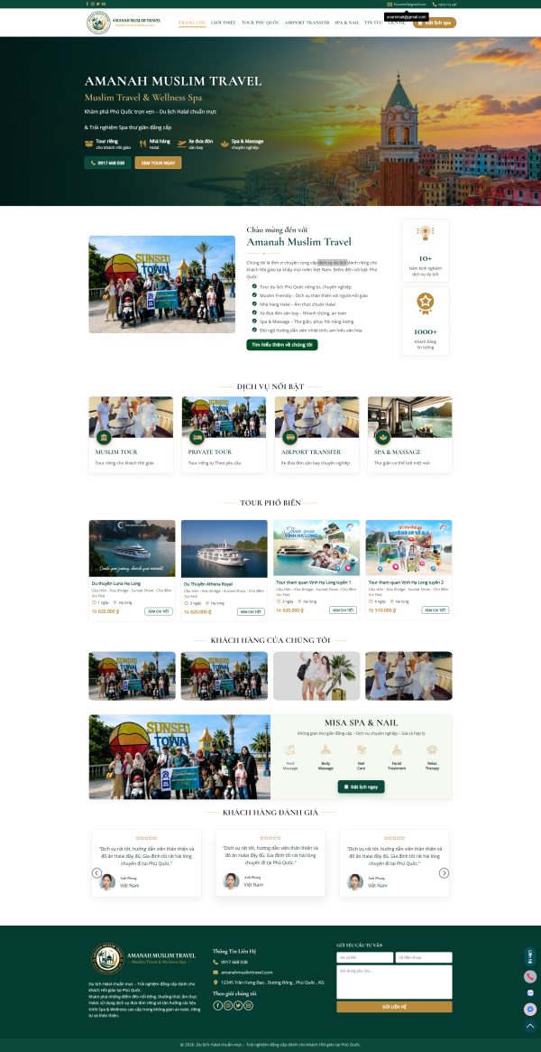 me WordPress Dịch Vụ Du Lịch Chuyên Nghiệp